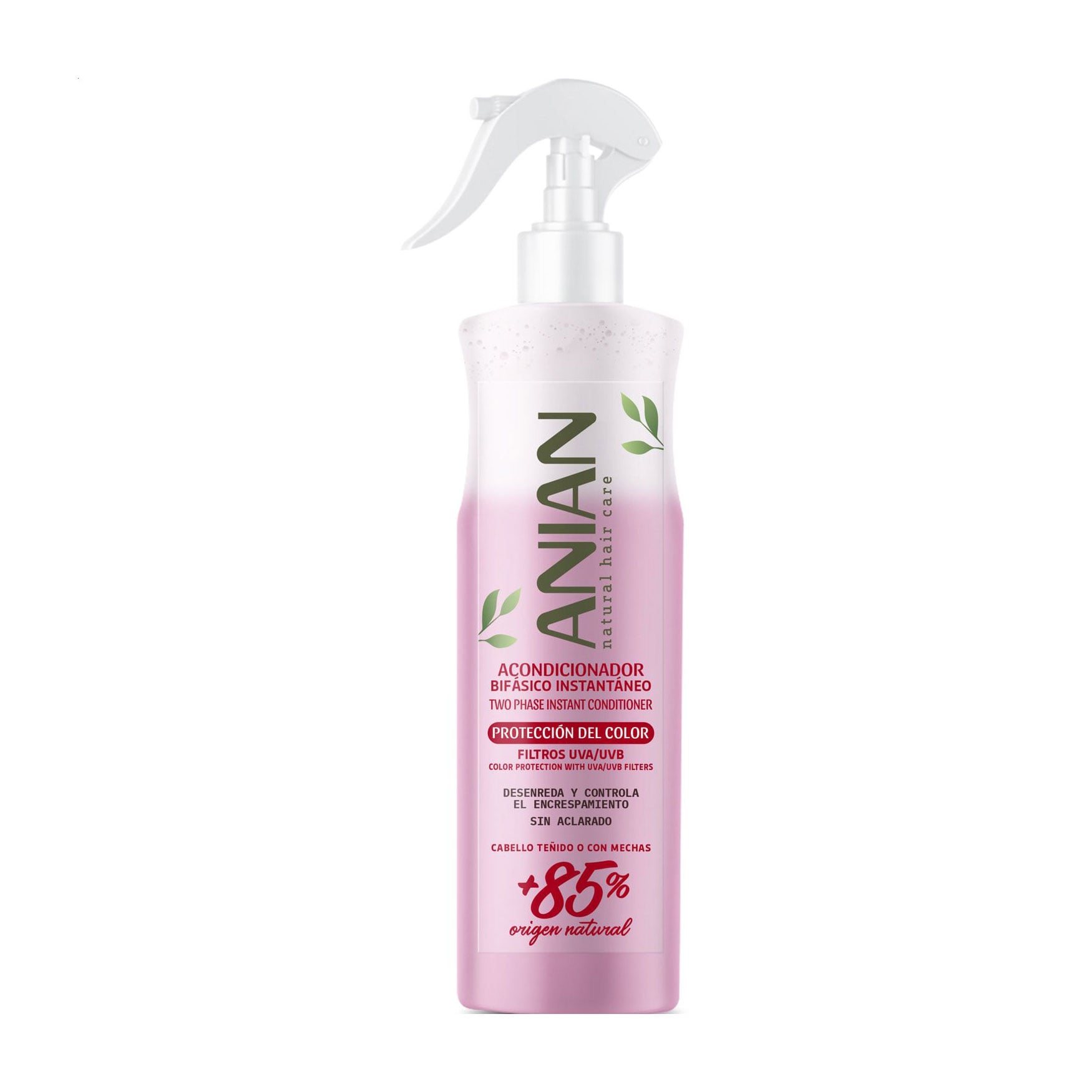 Кондиціонер-спрей Anian Natural Color Protection Two Phase Instant Conditioner для фарбованого волосся, 400 мл