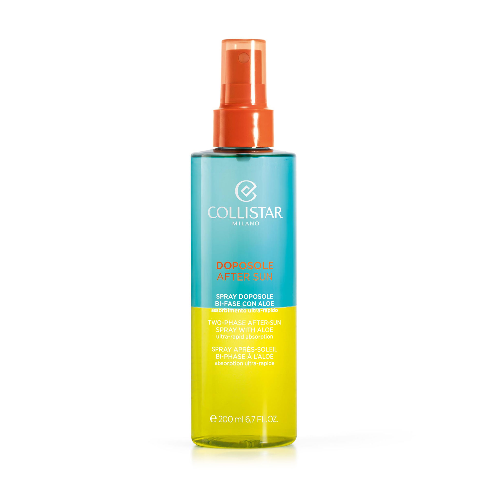 Зволожувальний двофазний спрей після засмаги Collistar Two-Phase After-Sun Spray with Aloe, 200 мл